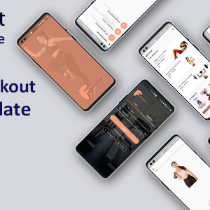 Home Workout Fitness Android App Template + iOS App Template | Flutter | FitnessFirst